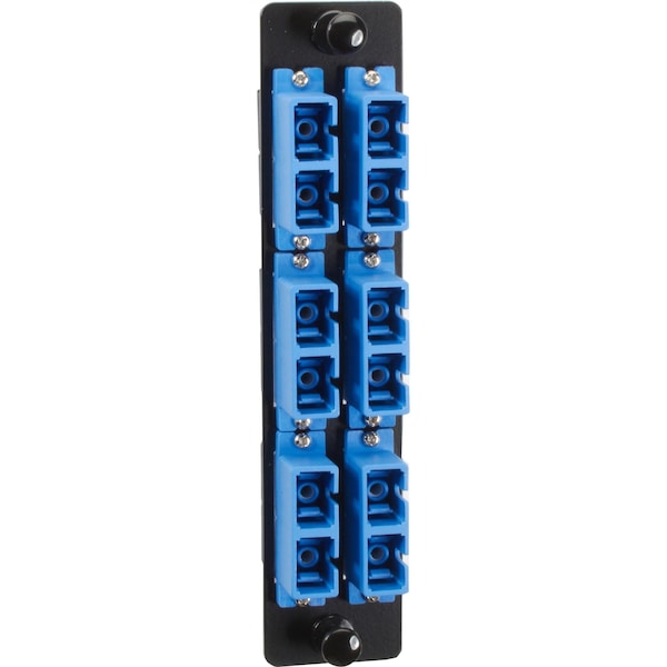 Black Box High Density Fiber Optc Adpter Panel Sc Blue JPM461C - main